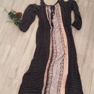 Long gauze, off the shoulder bohemium dress